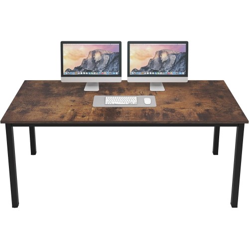 sogesfurniture 62.9 inches Office Desk Computer Desk Gaming Desk Computer Table Sturdy Writing Workstation for Home Office