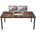 sogesfurniture 62.9 inches Office Desk Computer Desk Gaming Desk Computer Table Sturdy Writing Workstation for Home Office