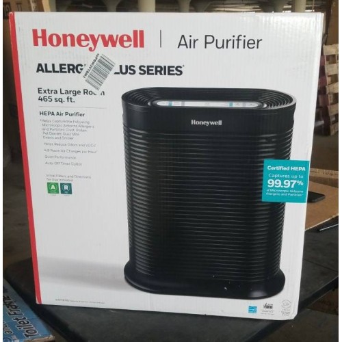 Honeywell True HEPA Air Purifier Allergen Plus Series For Extra Large Rooms - Black, HPA300