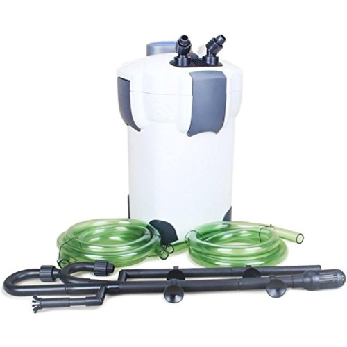 SunSun HW-304B 5-Stage External Canister Filter with 9W UV Sterilizer, 525 GPH