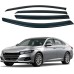 4PCS Rain Guards Window Visors Wind Deflector Fits for Honda Accord 2018-2022 4-Door Sedan 10th Gen LX EX-L Sport Touring, Front & Rear Outside Mount Vent Shade