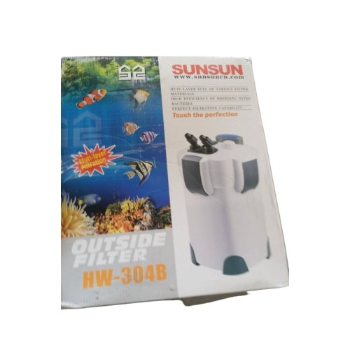 SunSun HW-304B 5-Stage External Canister Filter with 9W UV Sterilizer, 525 GPH