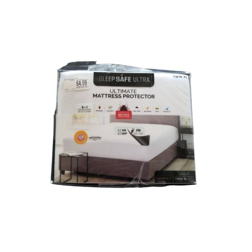 Ultimate Mattress Protector - 100% Waterproof, Bed Bug Proof, Hypoallergenic, Odors- Premium Zippered Six-Sided Cover with Embedded with Arm & Hammer Odor Neutralizing Shield