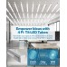 Sunco Lighting 10 Pack 4ft. T8 Durable Long-Lasting Instant-On Flicker-Free Indoor Industrial Commercial Warehouse Frosted LED Tube, 2200 Lumens, Type B, 5000K, 18W, Non-Dimmable, AC120-277V UL