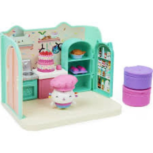 Gabby’s Dollhouse, Bakey with Cakey Kitchen with Figure and 3 Accessories