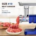 Naitesen 3000W Electric Meat Grinder, Sausage Maker Machine, Food Grinder with 3 Stainless Steel Sausage Stuffer Tube 3 Grinding Plates Hamburger Press Patty Maker Kubbe Kit for Home Kitchen