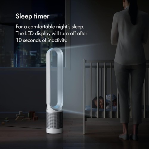 Dyson Pure Cool™ TP01 Air Purifier and Fan - White/Silver