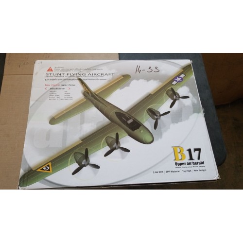 GoolRC B-17 RC Plane, 2 Channel RC Airplane, 2.4Ghz Remote Control Airplane, Ready to Fly EPP Foam Glider, Fixed Wing RC Aircraft Flight Toys for Boys,Kids and Adults