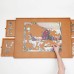 Bits and Pieces Original Standard Wooden Jigsaw Puzzle Plateau-The Complete Puzzle Storage System