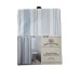 Bee & Willow Coastal Stripe 72" x 72" Shower Curtain in Blue Fog 100% Cotton New