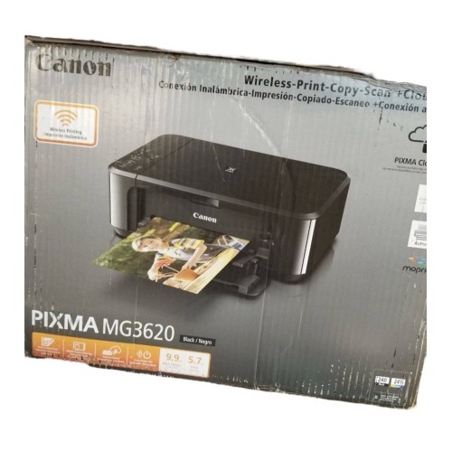 Canon Pixma MG3620 Wireless All-In-One Color Inkjet Printer with Mobile and Tablet Printing, Black