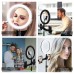 MOUNTDOG 10.2’’ Selfie Ring Light with Tripod Stand -  LED Camera Selfie Bluetooth Ring Light with 3 Phone Holders for Photography YouTube Makeup Live Stream, Compatible with Almost All Phone