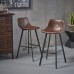 Dax 30-inch Faux Leather Barstool (Set of 2) by Christopher Knight Home