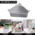 Kitchen Sink Corner Strainer Drainer Triangle Shape Dish Shelf Suction Cup