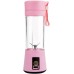 Portable Blender Smoothies Personal Blender Mini Shakes Juicer Cup USB Rechargeable. (Pink)