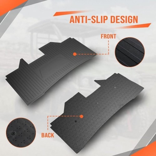 Kemimoto Kawasaki Mule Front Floor Mat Liner