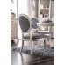 Furniture of America FOA Kathryn Transitional Side Chair In Antique White/Gray - Set 2