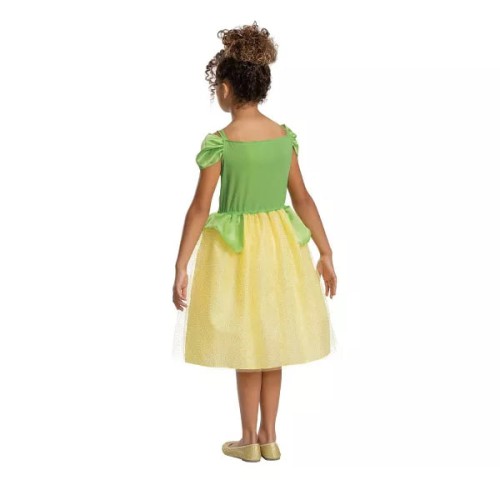 Kids' Disney Princess Tiana Deluxe Light Up Halloween Costume Dress with Headpiece M (7-8)