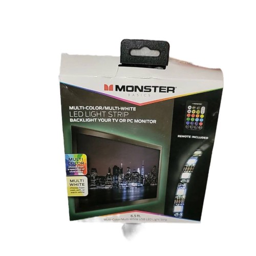 Monster Multicolor & Multi-White LED Light Strip (6.5')