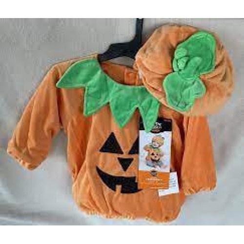 Baby Pullover Pumpkin Costume with Hat 12-18M - Hyde & EEK!