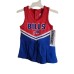 Buffalo Bills NFL Team Apparel Royal/Red Size 18 M Cheerleader Dress+Bloomers NWT