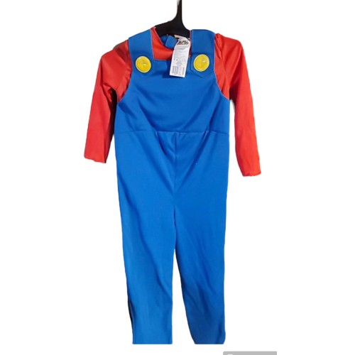 Toddler Super Mario Halloween Costume Jumpsuit