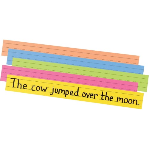 Pacon® Peacock® Super-Bright Sentence Strips, Assorted Colors, Pack Of 100