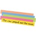 Pacon® Peacock® Super-Bright Sentence Strips, Assorted Colors, Pack Of 100