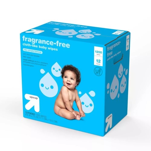 Fragrance-Free Baby Wipes- up & up™ (12Pack /1200ct)