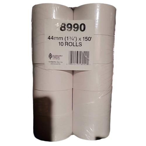 PM Company Perfection POS/Cash Register Rolls, 1.75 Inches X 150 Feet, White, 10/Pack (18990)