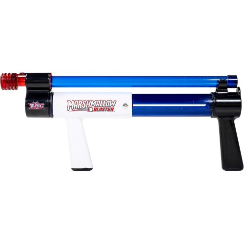 Zing Marshmallow Pump Action Blaster - Great for Indoor and Outdoor Play, Launches up to 30 Feet for Ages 8 and Up