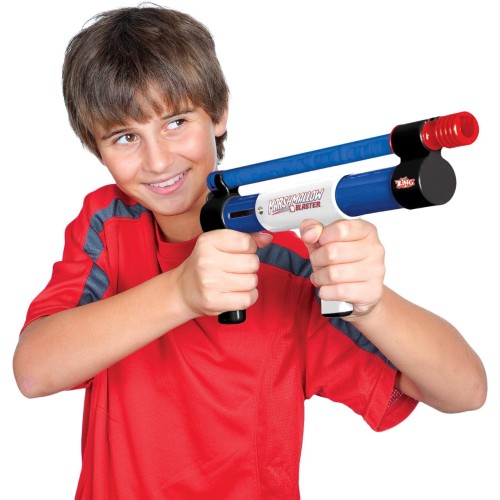 Zing Marshmallow Pump Action Blaster - Great for Indoor and Outdoor Play, Launches up to 30 Feet for Ages 8 and Up