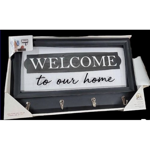 Wellcome collection functional wall decor  overall size 10 x 17