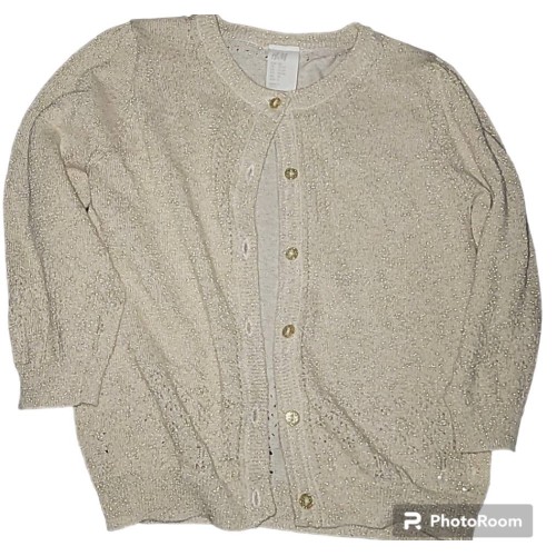 H&M Glitter Cardigan Kids Size 1.5-2 y