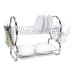 2-TIER CHROME DISH DRAINER