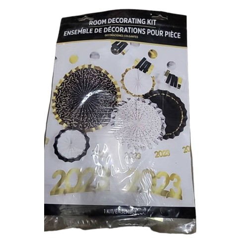 2023 Years Glitter Glasses Multipack - Black Silver Gold