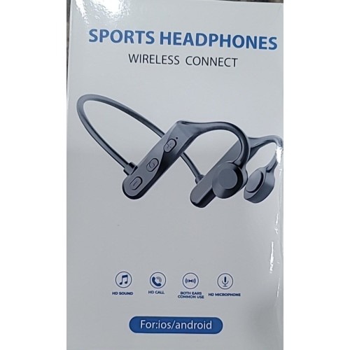 Bone conduction open ear wireless Bluetooth headphones