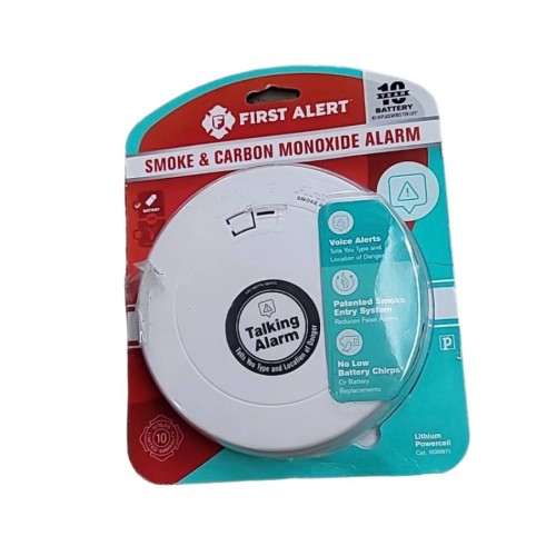 First Alert PRC710V Slim Smoke & Carbon Monoxide Detector With Voice Location And Photoelectric Sensor