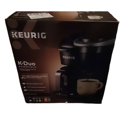 Keurig K-Duo Essentials 5000 Coffee Maker With Single Serve K-Cup Pod Black
