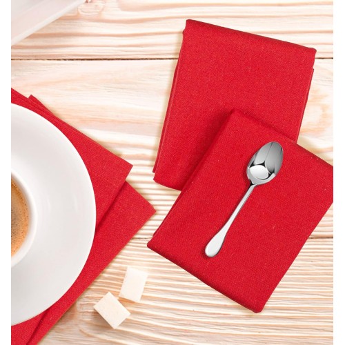 Cloth Napkins,Cloth Napkins Set of 4 red