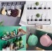 LEHUOJIA Shower storage for inside shower 5 pieces set, adhesive shower caddy with multiple types of individual hooks, wall shower organizer used in shower, kitchen, tool room and other scenes