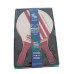 Champions Court Club 2 Wooden Paddles & 2 Balls NEW IN BOX Burgundy