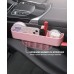 JOYTUTUS 2 Pack Car Pink Gap Filler Organizer,Silicone Console Storage Box for Car Front Seat, with Strong Stability, Universal Fit Cute Car Accessories