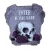 Enter if you Dare Blood Splatter Halloween Decor Photo Print