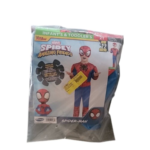 Size 2T Disney Marvel Spidey & His Amazing Friends Spider-Man Halloween Costume