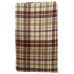 Harvest Plaid Tablecloth with Autumn Gold Green & Brown Shades 60"x102" Oblong