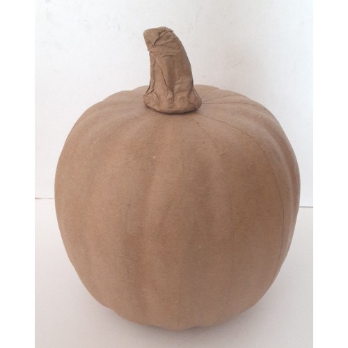 Target 7x8.5 Brown Paper Mache Pumpkin Halloween Fall Decoration Craft Piece and 2pk LED Pumpkin Shaped Halloween Tea Lights - Hyde & EEK! Boutique™