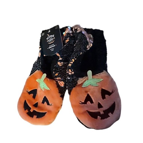 Hyde And Eek!: (Halloween) Slipper Socks, Size Womens Small, Color Orange