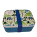 All Boxed Up Eco Friendly Lunch Box - Blue/Green Elephants Sahara Desert