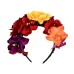 Halloween Rose Flower Headband, Day Of The Dead Flower Crown